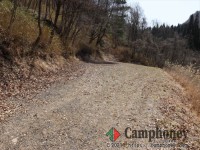 第2キャンプ場の上流側一番奥のサイト