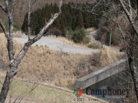 管理棟から見た第3キャンプ場