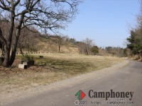 木の向こう側が【第2キャンプ場】のテントサイト