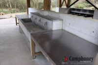 第2キャンプ場付近の炊事場