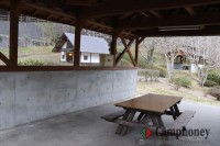 第2キャンプ場付近の休憩所