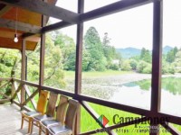 周囲700mの自然湖を取り囲むロッジ【基本5名（最大10名）用】