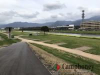 河川敷の無料オートサイト