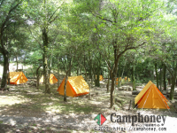 【無料キャンプ場】【森林エリア】貸出テント・小さめテント