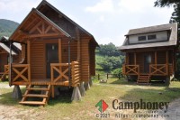 ログハウス2階建て