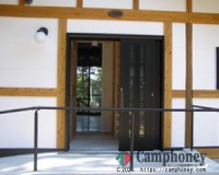 玄関もバリアフリーに対応しました