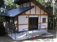 一般キャンプ場【平屋建てバンガロー】バリヤフリー