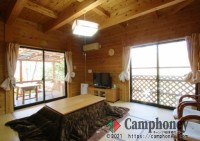 特別室もみじ（定員6名、最大8名）専用温泉＆デッキテラス＆自炊設備付き