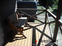 バルコニーでくつろげる