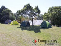 持ち込みテント・タープ、広さ3m×4m程(大型テントは難しい)