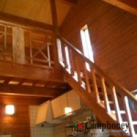 【バンガロー(ロフト付)】8名用、21500円＋入場料宿泊500円/人