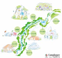 キャンプ場の場内画像thum