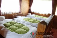 アウトドア気分いっぱいの別荘