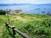 海が見渡せるキャンプ場