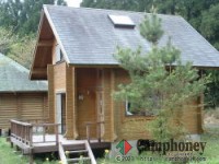 Ｂタイプの角ログつくりのキャビンです。