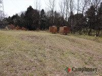 オートサイト（入口側からの眺め）右奥は仮設トイレ