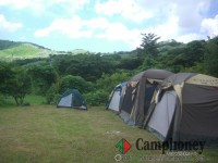 360度が全てカルスト大地でキャンプを楽しむプラン