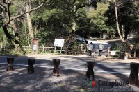 キャンプ場入口付近