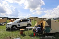 バイク１台＋テント１張り