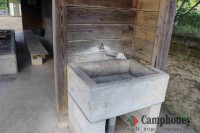 焼肉小屋の流し台